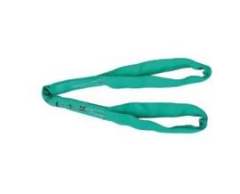 Light Weight Crane Components , Wear Resistance Green Endless Polyester Round Lifting Sling